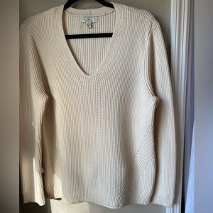 H by Halston V Neck Sweater